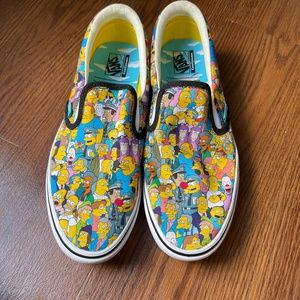Simpsons Slip-on Vans